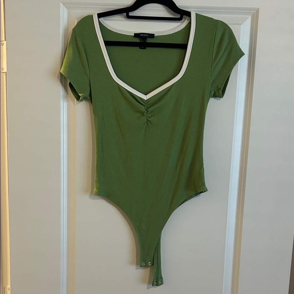 Green Short Sleeve Bodysuit
